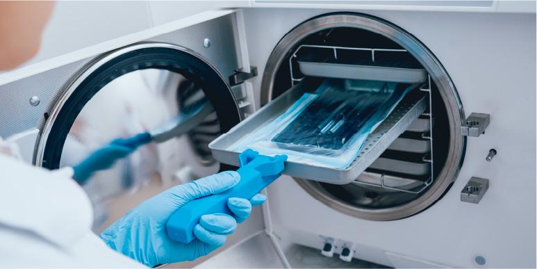 クラスB滅菌器で安全